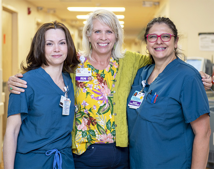 St Francis Hospital staff